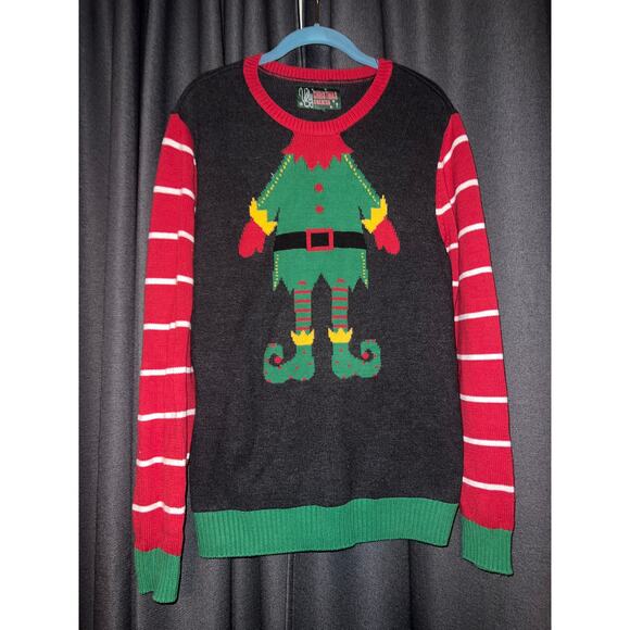 Ugly Christmas Sweater Sweaters - Ugly Christmas Sweater Xmas Size Medium